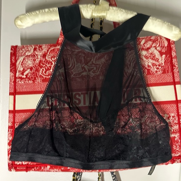 🖤 Hanky Panky After Midnight Black lace bralette with ribbon tie - Picture 13 of 16